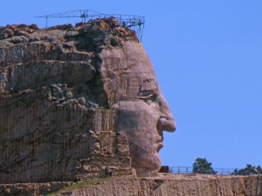 Crazy Horse Memorial, located in the Black Hills of South Dakota, is the world's largest carving in progress.